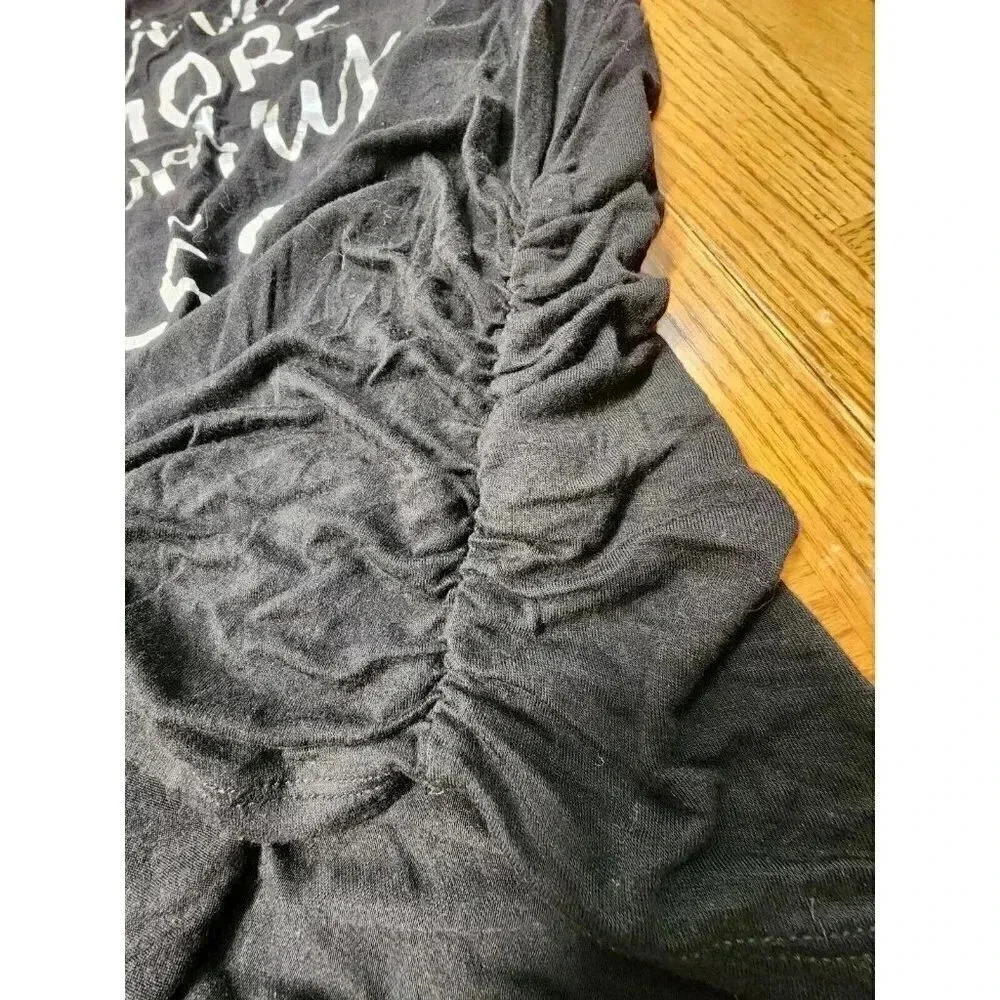 Lane Bryant "Live More Worry Less" Short Sleeve Plus Size 18/20 Top - Picture 4 of 5